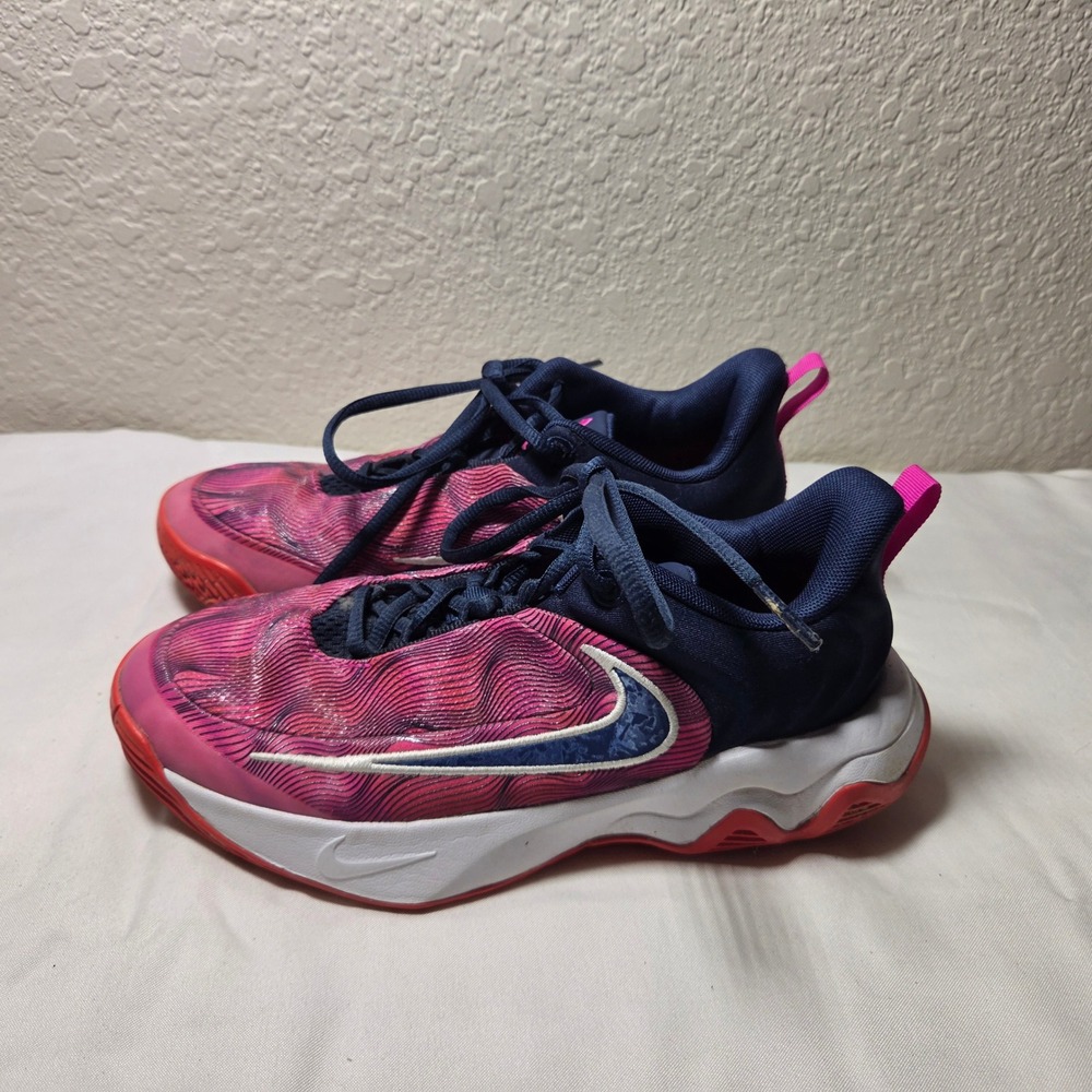 Nike Giannis Immortality 3 Pink Navy Blue Basketball Shoes IH7662-600 Youth 4Y